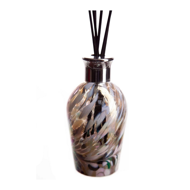 Glass Dome Reed Diffuser in Silver & White
