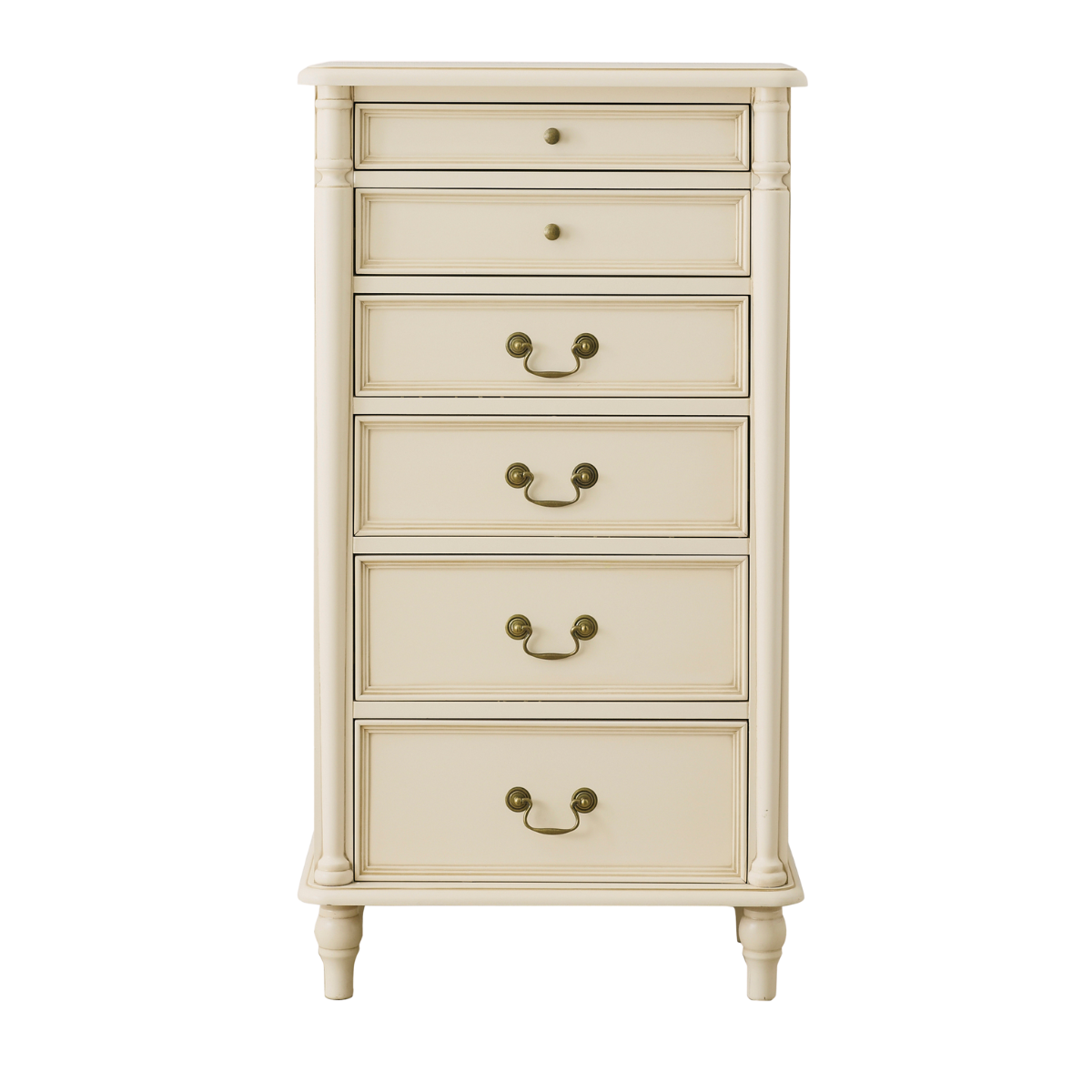 Clifton Ivory 6 Drawer Tall Chest