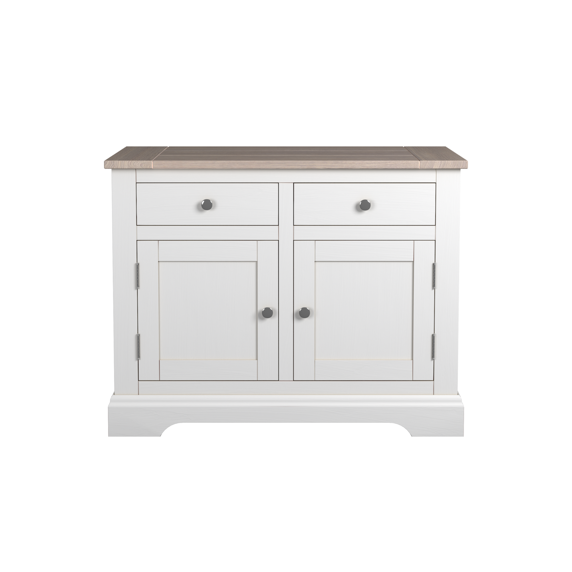 Dorset White 2 Door 2 Drawer Sideboard