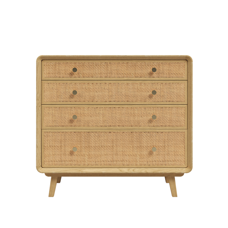 Millen Rattan 4 Drawer Chest