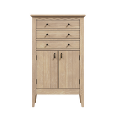 Calford Washed Oak 2 Door 3 Drawer Cabinet