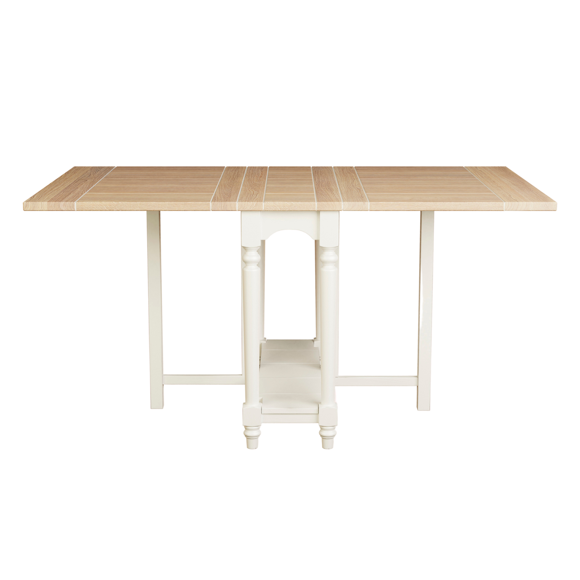 Dorset White Drop Leaf Dining Table