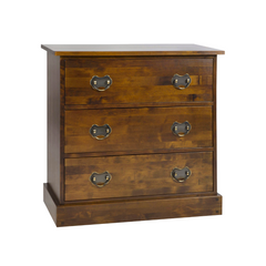 Garrat Dark Chestnut 3 Drawer Chest