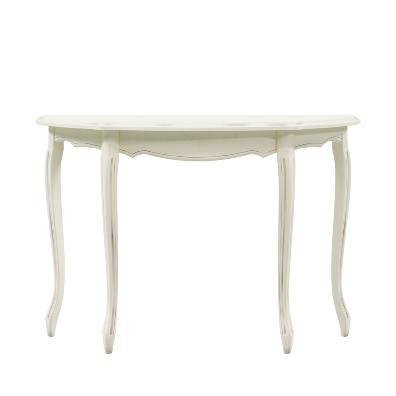 Provencale Half Moon Console Table