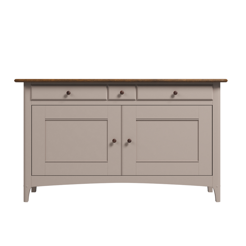 Hapton Soft Truffle 2 Door 3 Drawer Sideboard