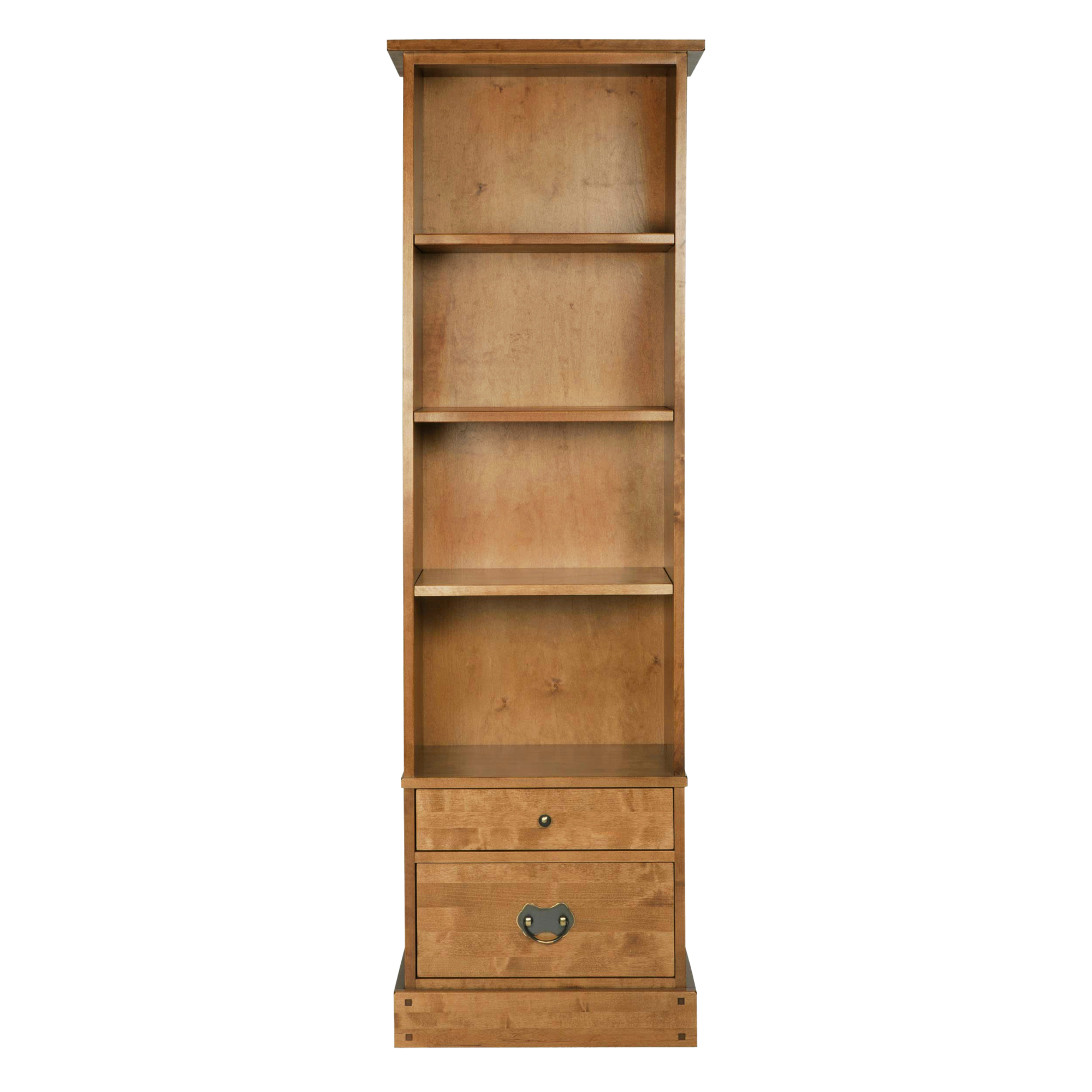 Garrat 2 Drawer Single Bookcase