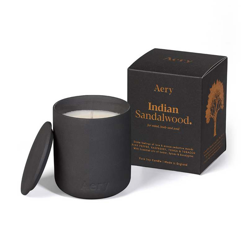 Indian Sandalwood Candle - Sandalwood, Pink Pepper & Tonka