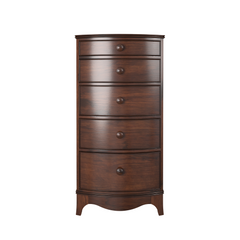 Broughton Dark Wood 5 Drawer Chest