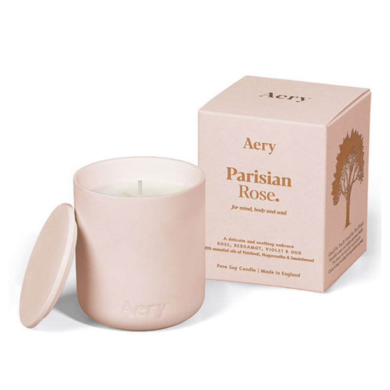 Parisian Rose Candle - Rose, Bergamot & Violet