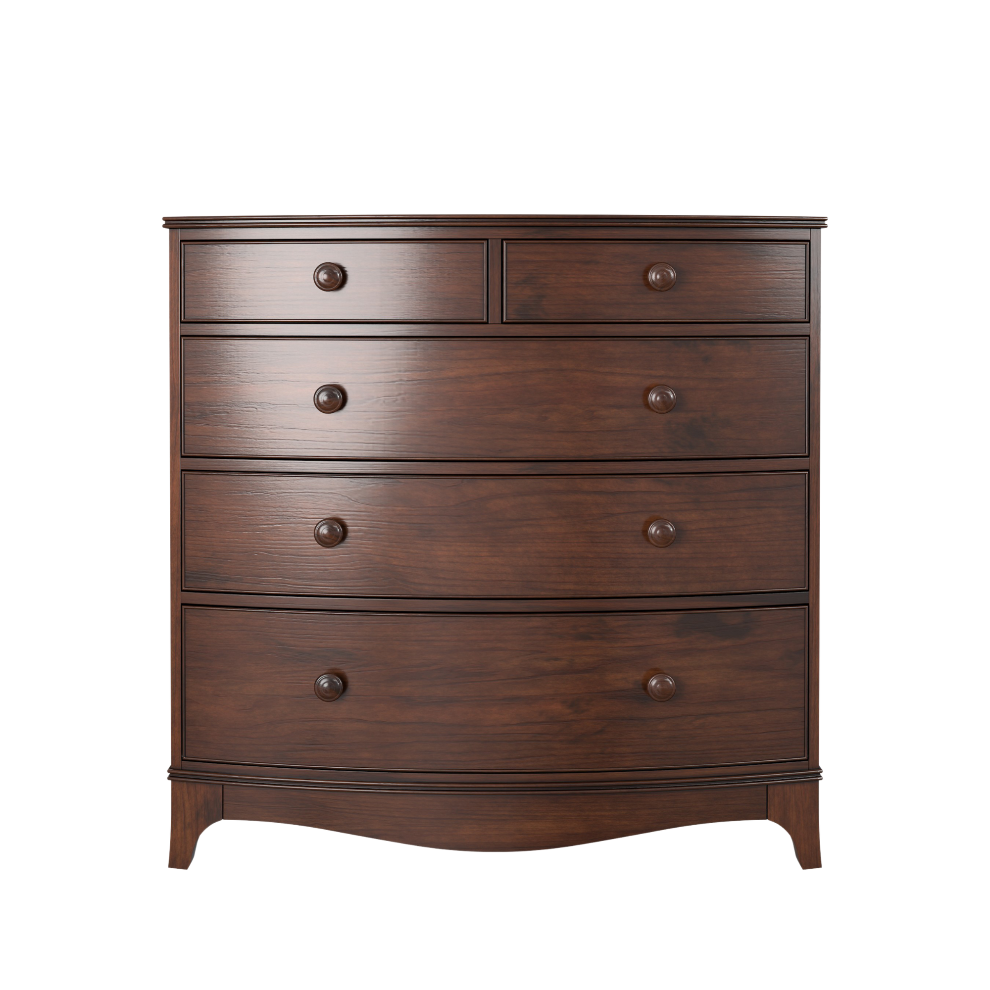 Broughton Dark Wood 2 + 3 Drawer Chest