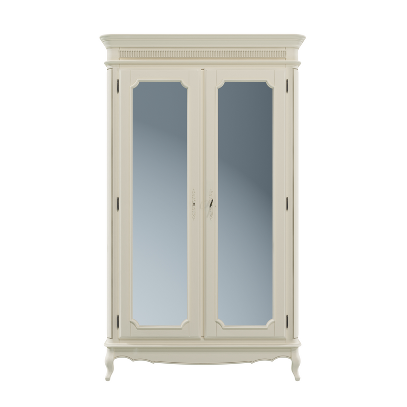 Provencale 2 Door Mirrored Wardrobe