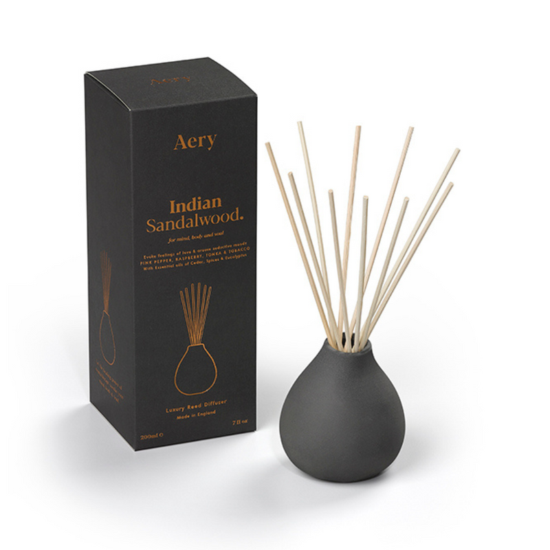 Indian Sandalwood Reed Diffuser - Sandalwood, Pink Pepper & Tonka