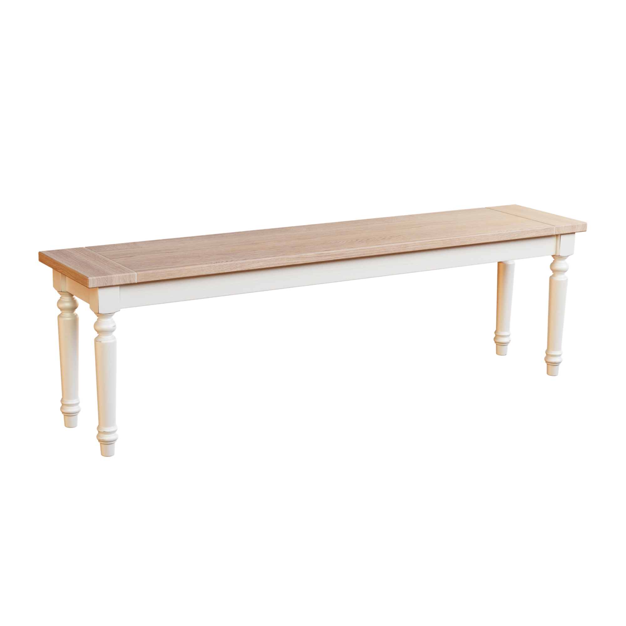 Dorset White Dining Bench