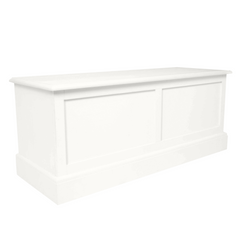 Ashwell Cotton White Blanket Box