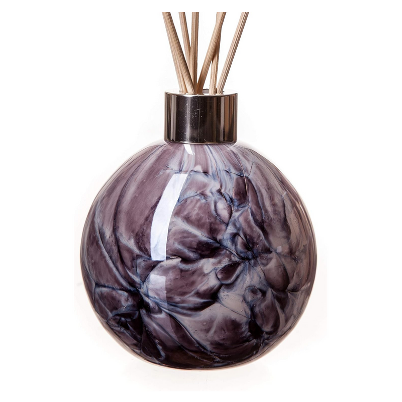 Glass Sphere Reed Diffuser in Violet Marble