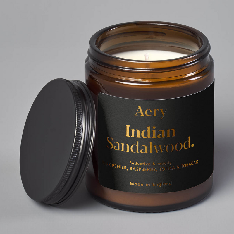 Indian Sandalwood Jar Candle - Sandalwood, Pink Pepper & Tonka