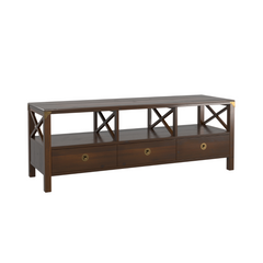 Balmoral Dark Chestnut Wide TV Unit