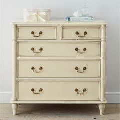 Clifton Ivory 2 + 3 Drawer Chest