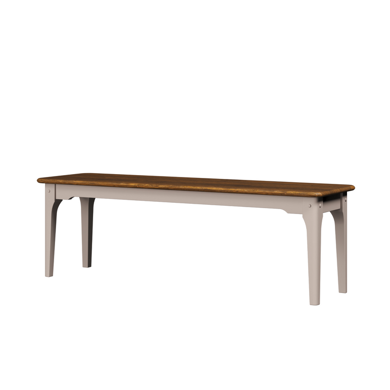 Hapton Soft Truffle Dining Bench