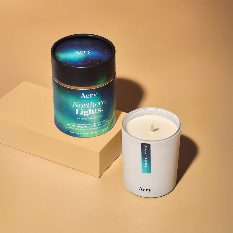 Northern Lights Candle - Cedar, Balsam, Bergamot & Pine