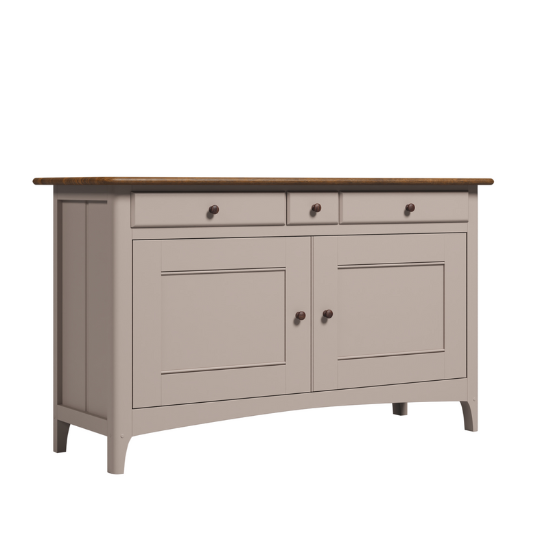 Hapton Soft Truffle 2 Door 3 Drawer Sideboard