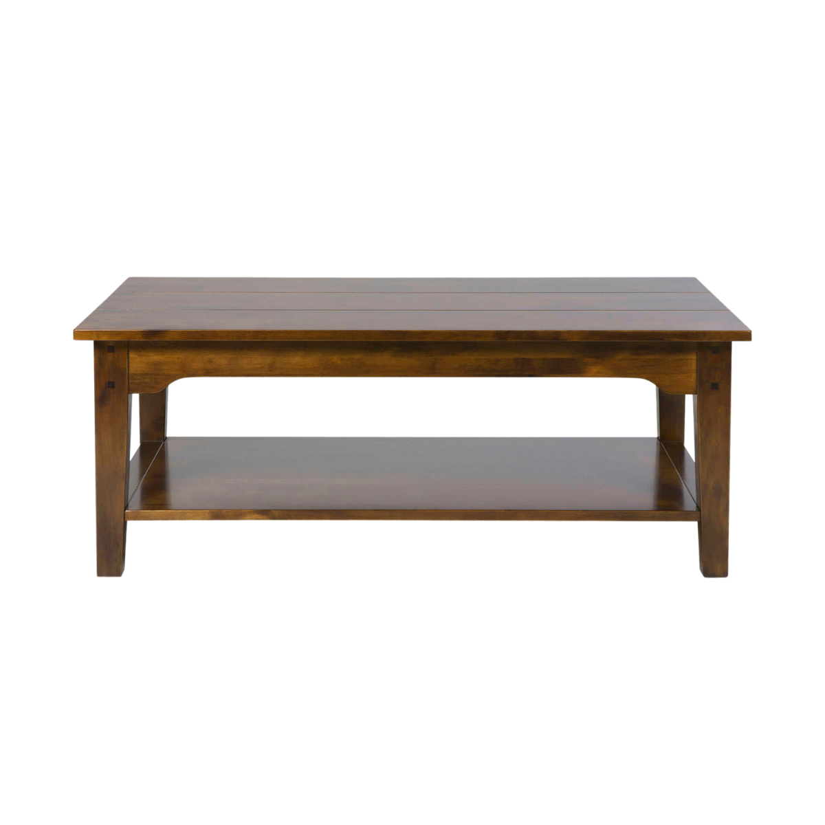 Garrat Dark Chestnut Rectangular Coffee Table