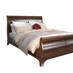 Broughton Dark Wood Bed Frame