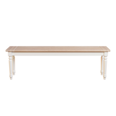 Dorset White Dining Bench