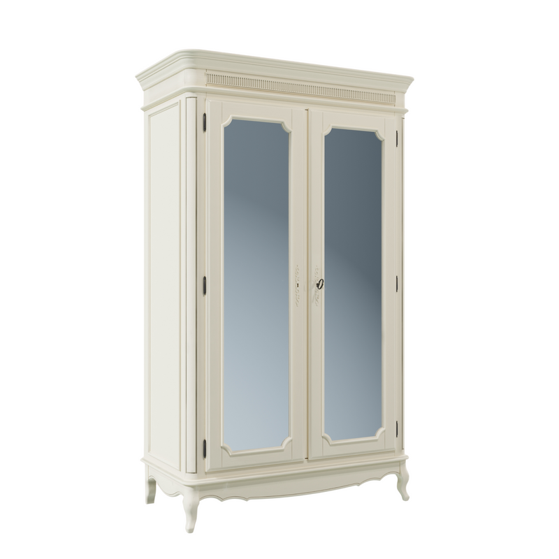 Provencale 2 Door Mirrored Wardrobe