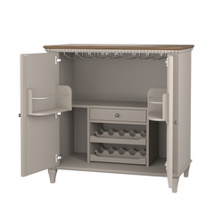 Hanover Pale French Grey Drinks Cabinet