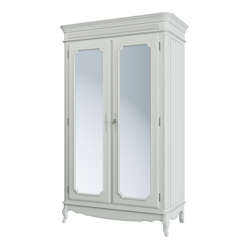 Provencale 2 Door Mirrored Wardrobe