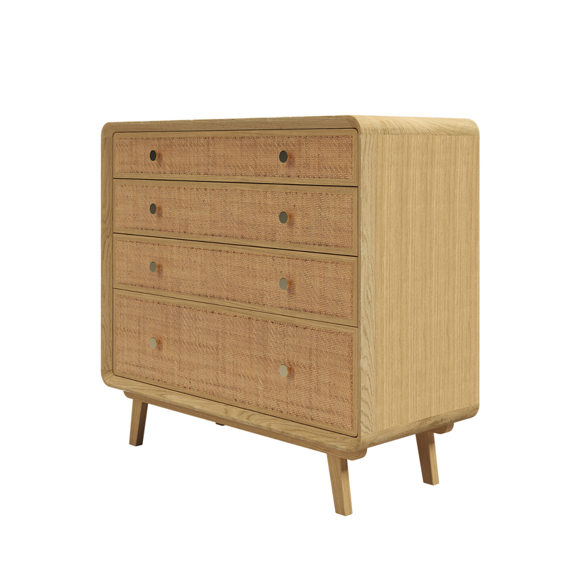 Millen Rattan 4 Drawer Chest