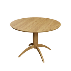 Brecon Blonde Oak Extending Round Dining Table