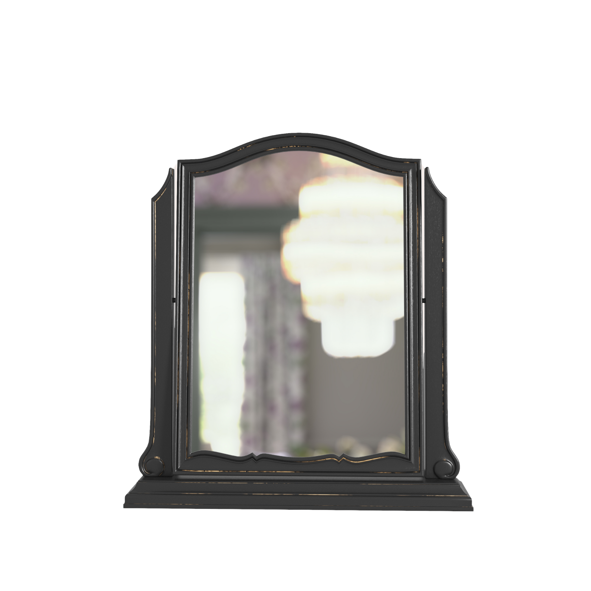 Montpellier Black Dressing Table Mirror