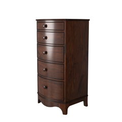 Broughton Dark Wood 5 Drawer Chest