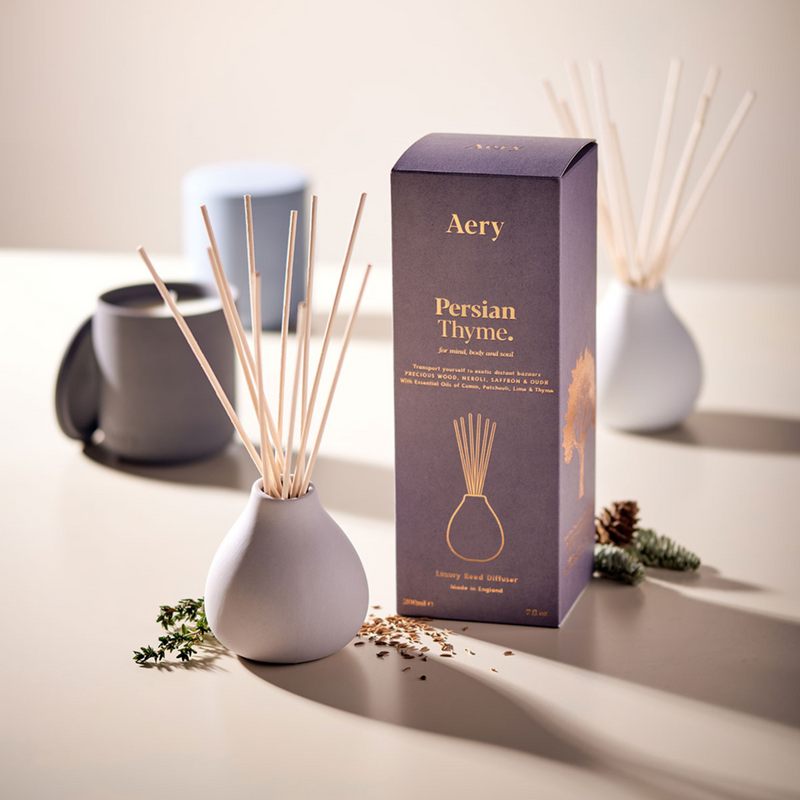 Persian Thyme Reed Diffuser - Thyme, Neroli, Saffron & Oud