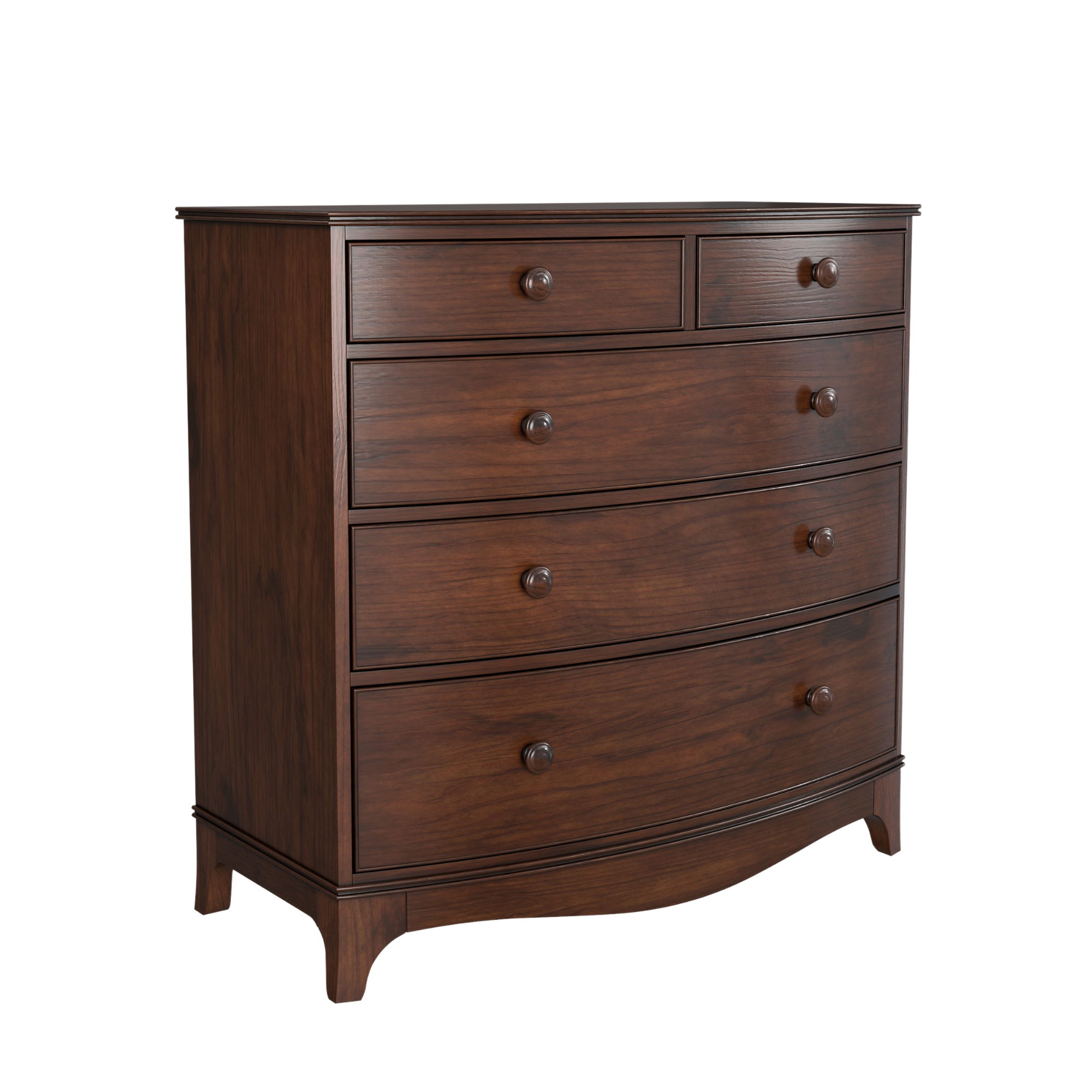 Broughton Dark Wood 2 + 3 Drawer Chest