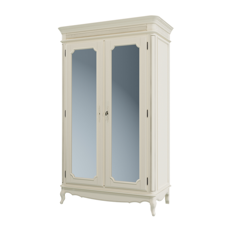 Provencale 2 Door Mirrored Wardrobe