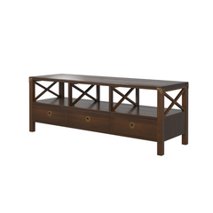 Balmoral Dark Chestnut Wide TV Unit