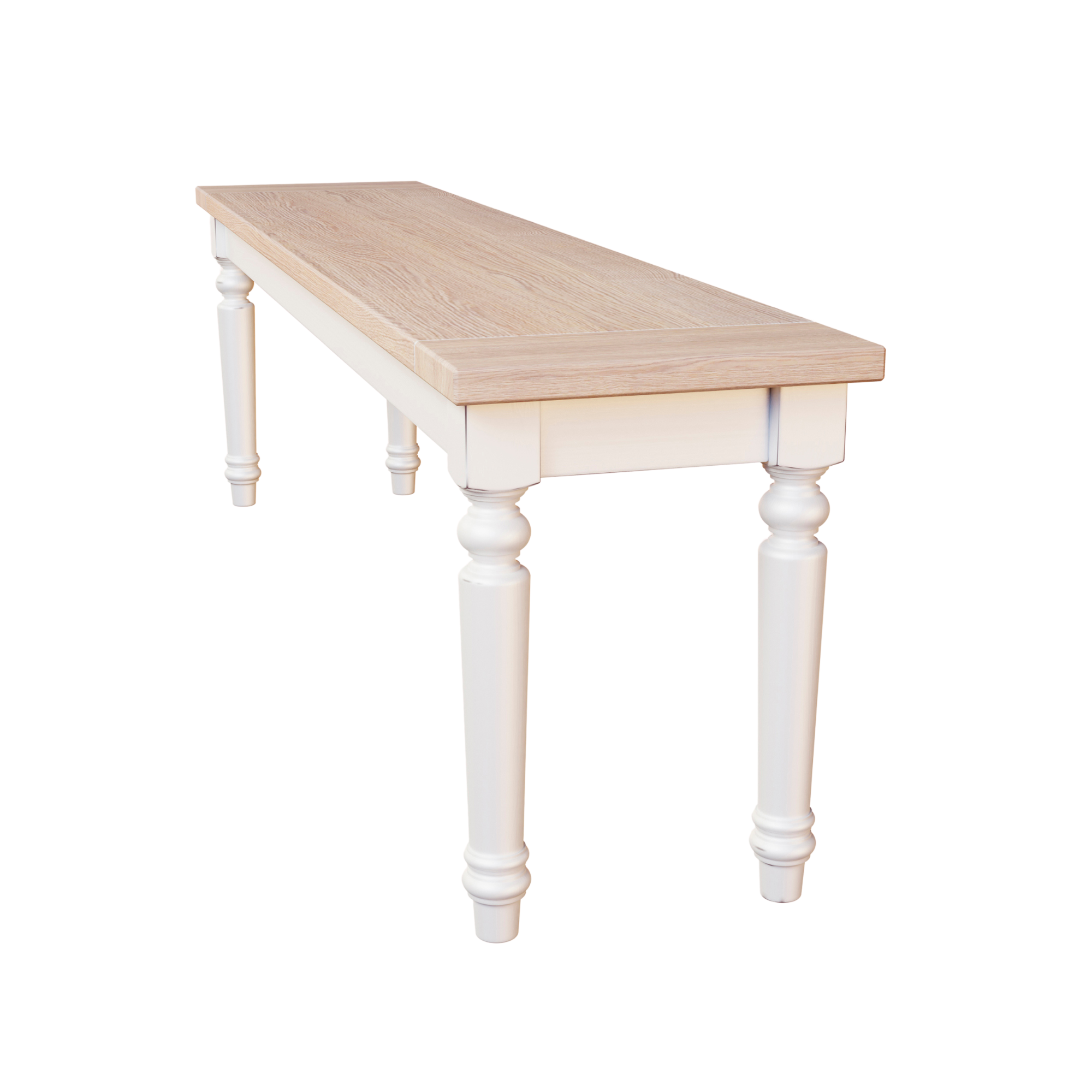 Dorset White Dining Bench