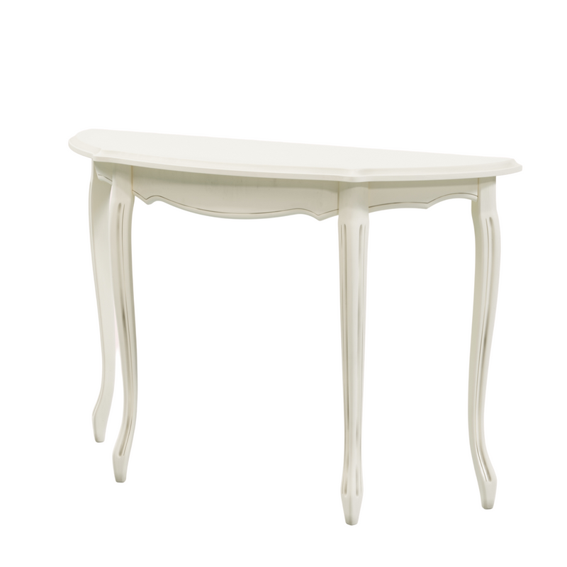 Provencale Half Moon Console Table