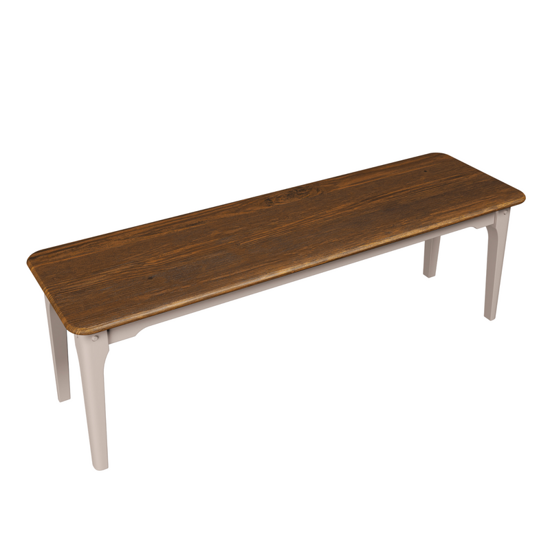 Hapton Soft Truffle Dining Bench