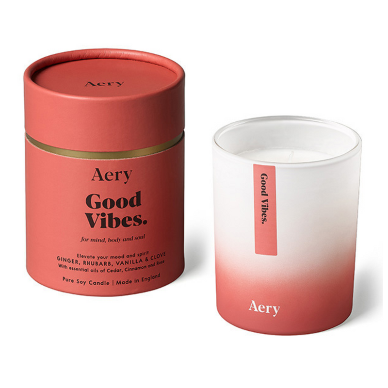 Good Vibes Candle - Ginger, Rhubarb & Vanilla