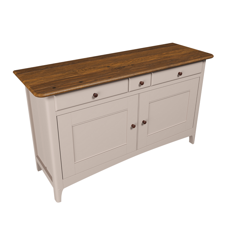 Hapton Soft Truffle 2 Door 3 Drawer Sideboard