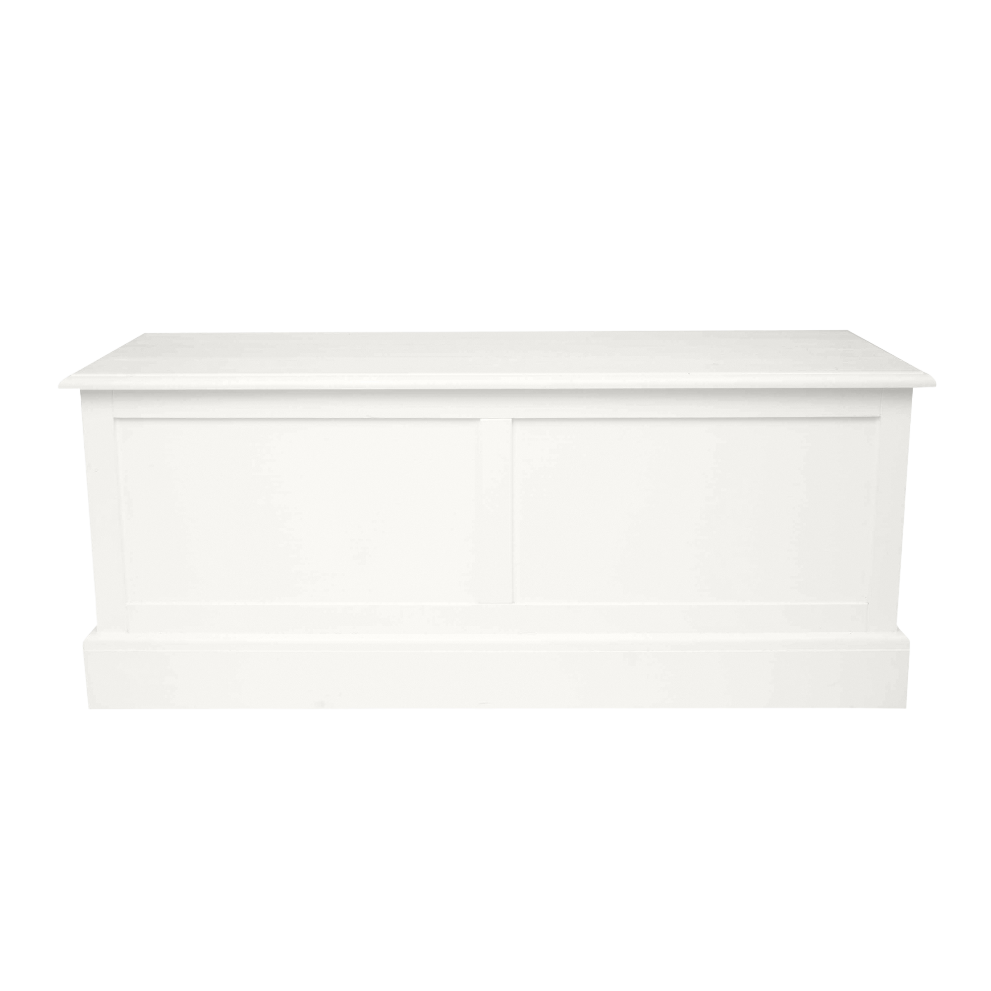 Ashwell Cotton White Blanket Box