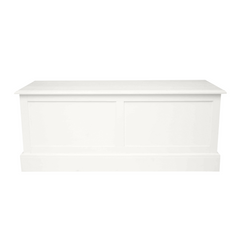 Ashwell Cotton White Blanket Box