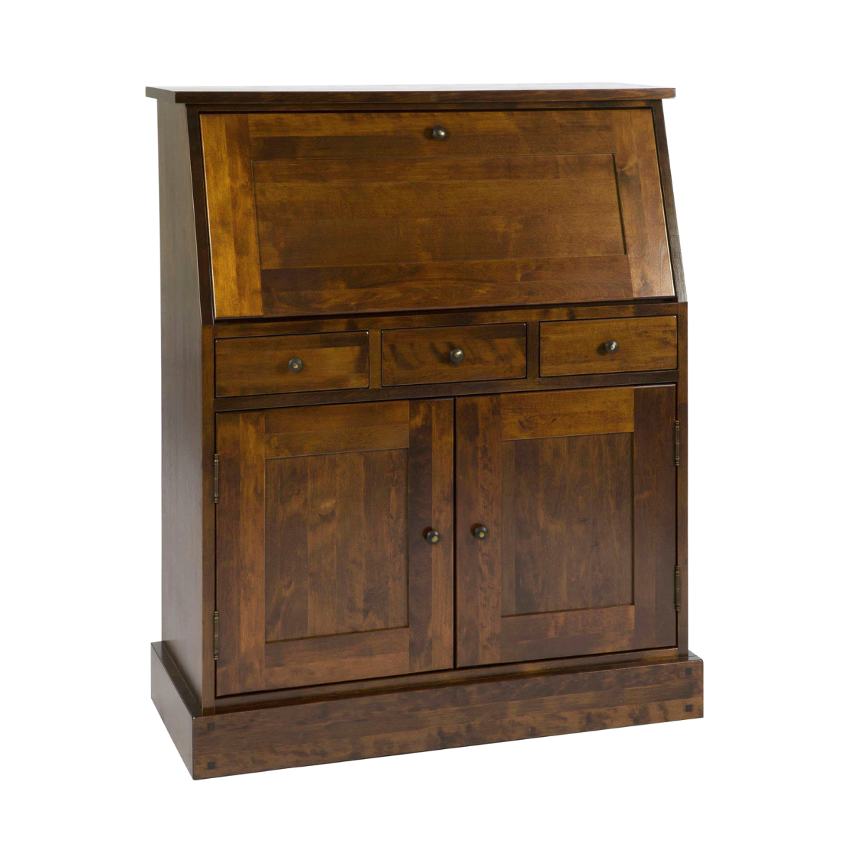 Garrat Dark Chestnut 2 Door & 3 Drawer Bureau