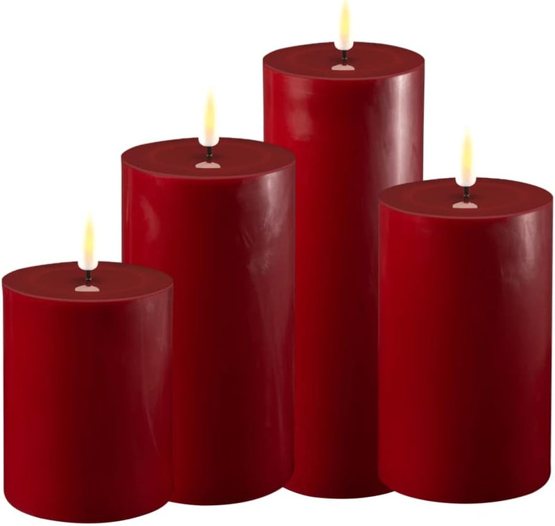 Gift Box of 4 LED Candles with Remote