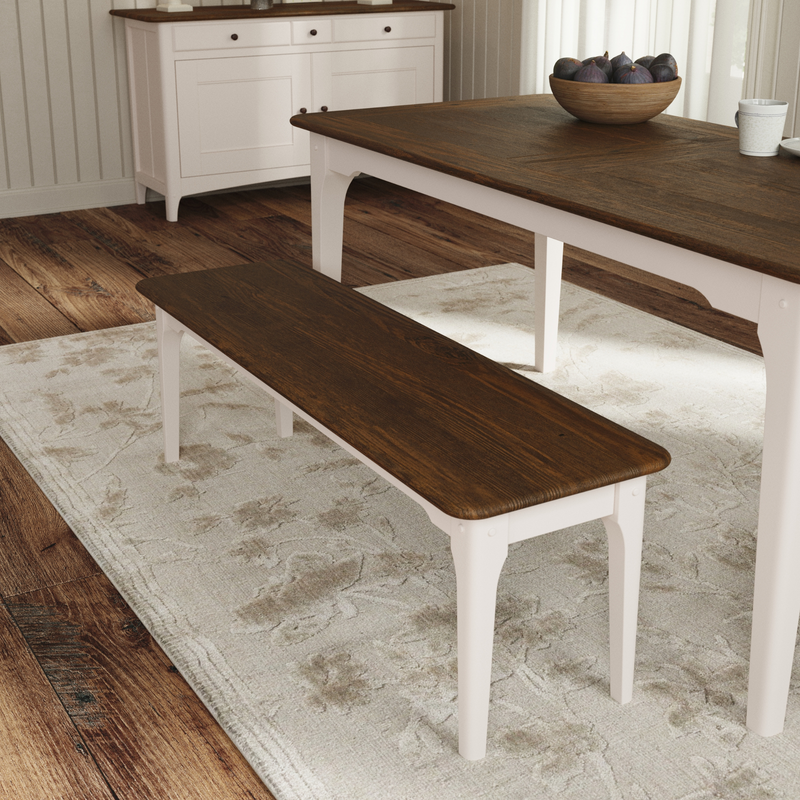 Hapton Soft Truffle Dining Bench