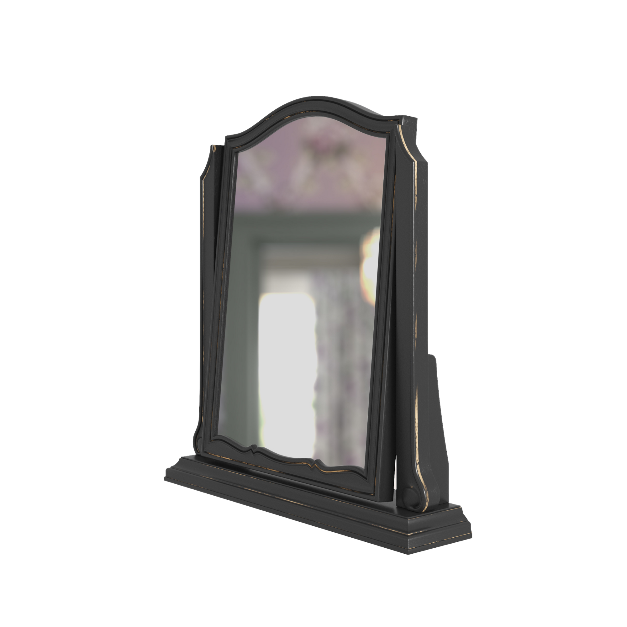 Montpellier Black Dressing Table Mirror